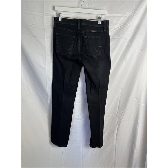 Wrangler Q Baby Boot Cut Black Stretch 7/8 X 32 Inseam - Picture 5 of 9